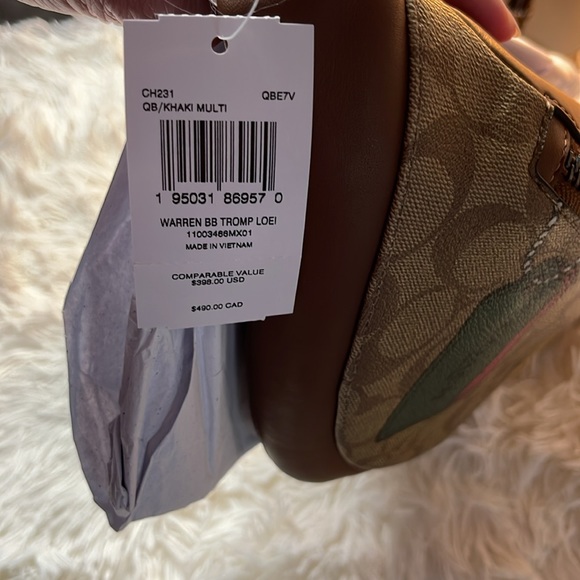 ❤️Warren Belt Bag In Signature Canvas With Trompe L'oeil Print - Picture 14 of 16